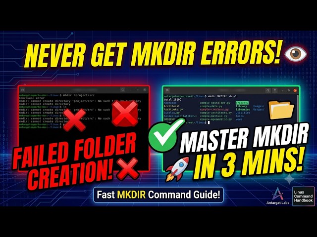Master the Linux mkdir Command in Under 3 Minutes! 🚀