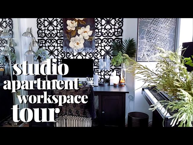 Studio Apartment Tour: Home Office Decor Details