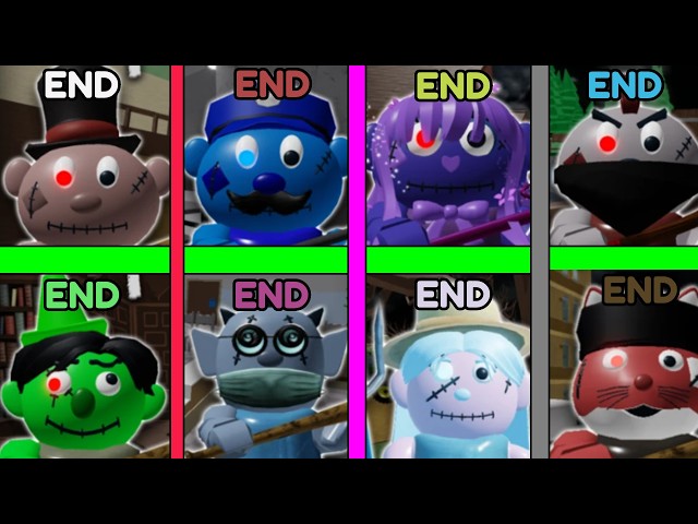 Roblox Puppet - All 8 Endings!