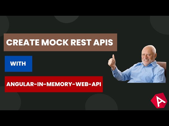 Mock backend APIs in angular