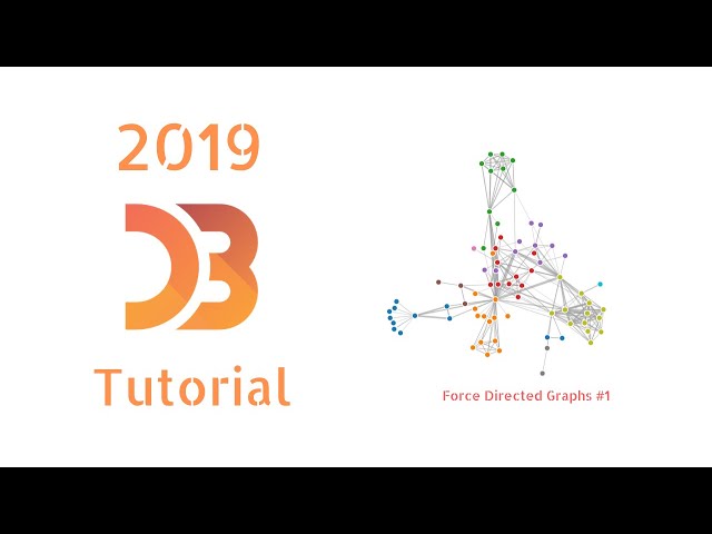 D3.js tutorial Part 5: Force Directed Graph Minimal Example (2019)