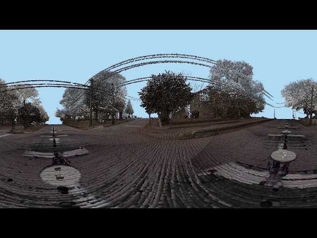 Stereo 360 Point Cloud Rendering (pupillary distance units: meters)