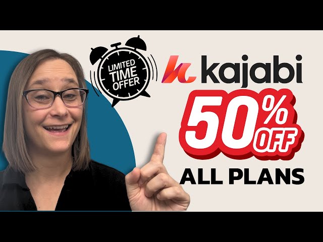 Kajabi Pricing Plans Explained PLUS 50% Off Kajabi for 1 Year!