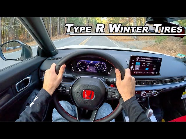 Winter Setup 2023 Honda Civic Type R - Wheels, Tires, Floor Mats (POV Binaural Audio)