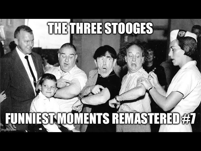 The Three Stooges Funniest Moments Remastered #7 (Best Quality)