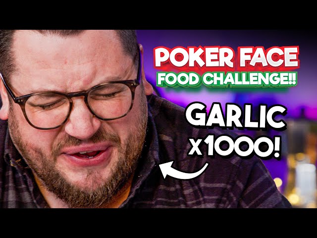 POKER FACE Extreme Food Challenge | Sorted Food