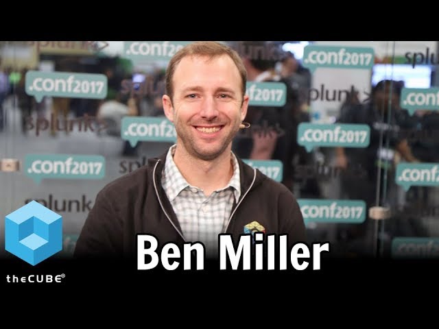 Ben Miller, Recursion Pharmaceuticals | Splunk .conf 2017