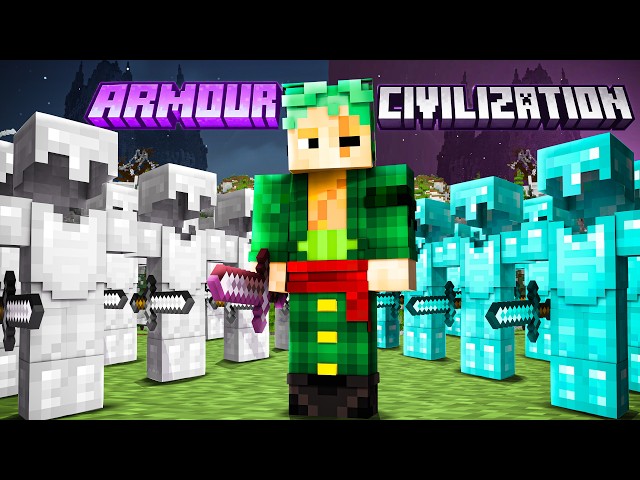 I Joined ARMOUR ONLY CIVILIZATION in Minecraft😱