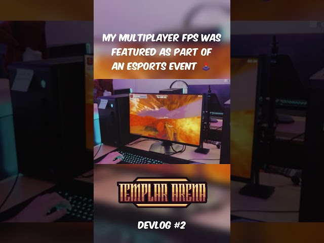 My Multiplayer FPS Was Featured As Part Of An Esports Event 🕹️