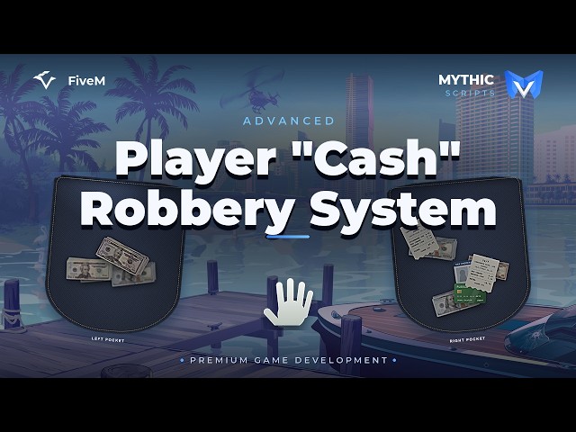 Advanced Player "Cash" Robbery System | FiveM Script | ESX/QB/QBOX