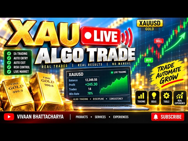 XAUUSD LIVE Trading | Gold Algo EA Running Live | Automated Forex Trading | GOLD OpenHedgePro
