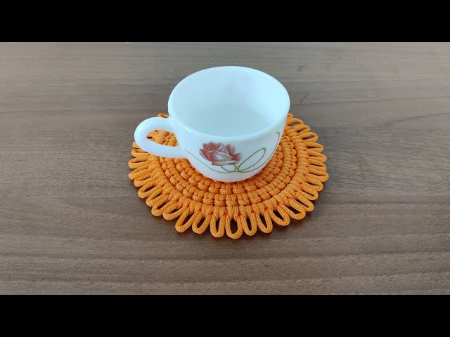 macrame coaster making idea | coaster tutorial| coaster making | sangitas craft