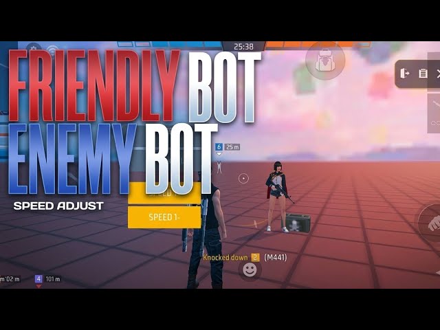 Friendly bot and enemy bot free fire craftland script by zomjo gaming | free fire craftland script 