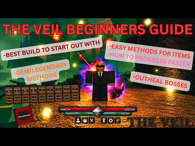 THE VEIL ROBLOX Beginner Guide - BEST Luck Build, Classes & Items!