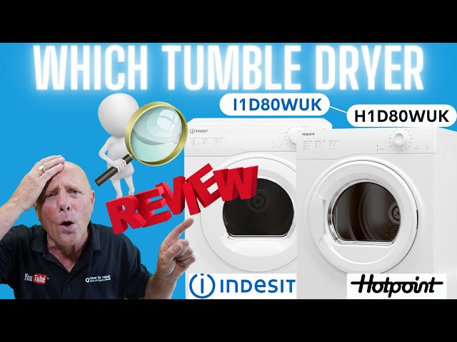 Unboxing review and servicing on Indesit I1d80wuk or Hotpoint H1d80wuk Vented Tumble Dryer