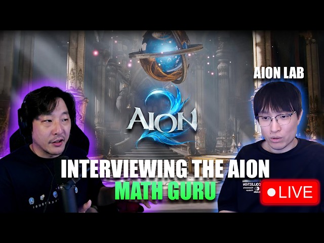CLASS REVIEWS 😱 Q&A INTERVIEW W/ !AION2LAB AKA THE MATH GURU (DMG FORMULA GUY)❗!exitlag !a2bible