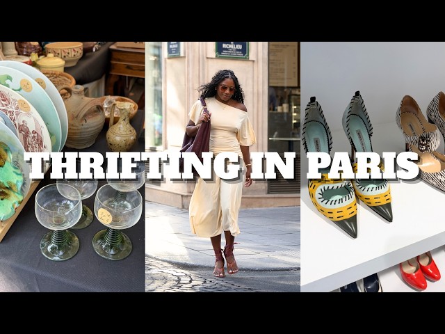 I Found the BEST Vintage in PARIS 🇫🇷 Insane Flea Markets, Thrift Finds & Luxury Gems ✨ Monroe Steele