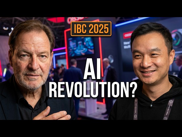 OBSBOT auf der IBC 2025- ein kurzer Besuch und Talk mit Handy Lin.