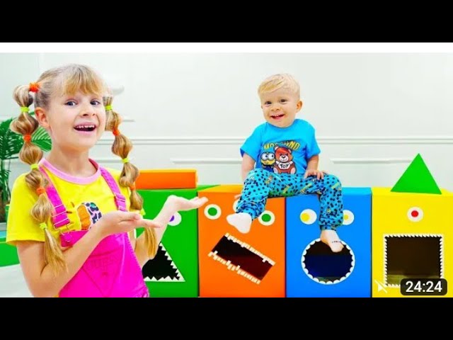 Diana And Roma funny kids Stories with brother olivet#howtostartayoutubechannel