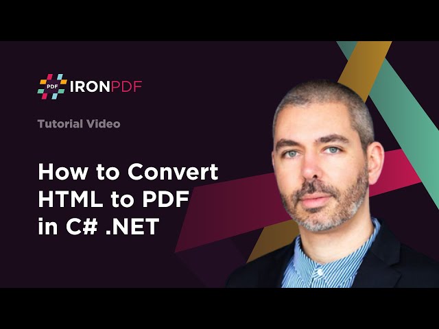 How to Convert HTML to PDF in C# .NET: Tutorial for IronPDF