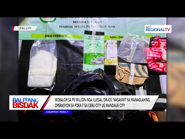 P8 Million Balor sa Illegal Drugs, Nasakmit sa Cebu City ug Mandaue City | Balitang Bisdak