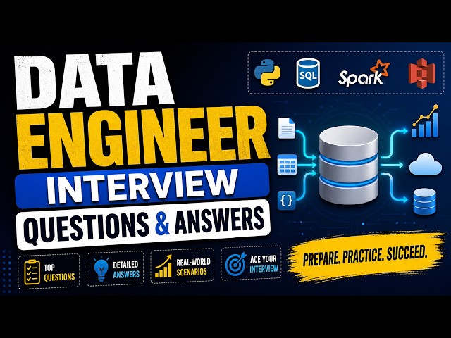Data Engineer Interview Questions & Answers