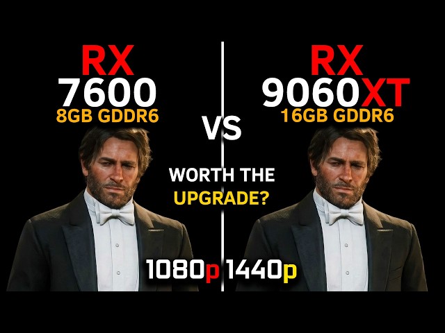 RX 7600 vs RX 9060 XT | Test in 21 Games at 1080p, 1440p | Worth The Upgrade In 2026?