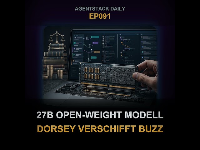 Folge 91: 27B Open-Weight-Modell passt jetzt in Laptop-RAM, Dorsey verschifft Buzz, Anthropic sch...
