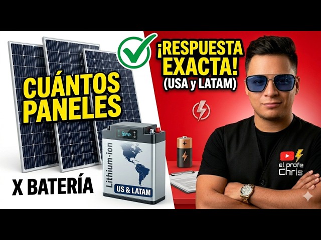 ✅How many solar panels does a battery need? 🧑‍💻Quick calculation #solarenergy #2023 #tutotrial