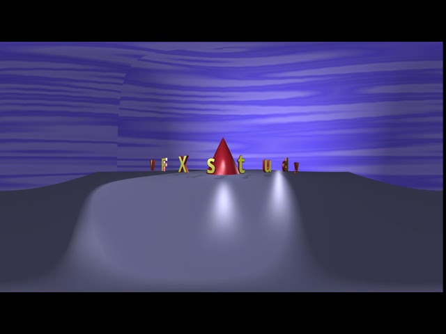 Simple 3D scene rendered with Spherical Camera