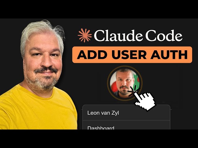 How to Add User Auth with Claude Code (Step-by-Step)