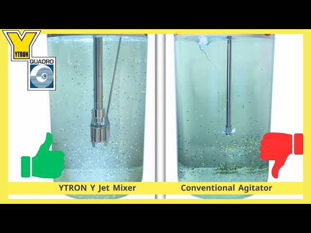 YTRON Y Jet Mixer v Conventional Agitator