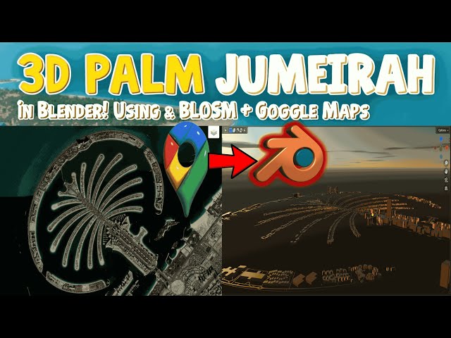 Blosm Add-on: Build Realistic Cities in Blender Using 🌍 OpenStreetMap