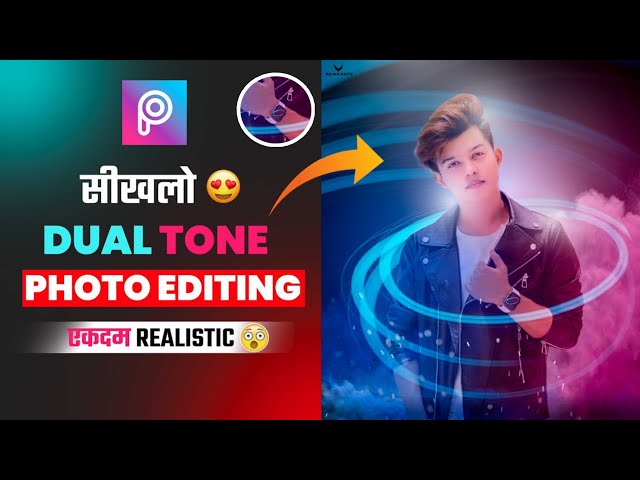 DUAL TONE EFFECT - Photo Editing Tutorial in PicsArt #Rajaneditz #dualtoneeffectphotoeditng