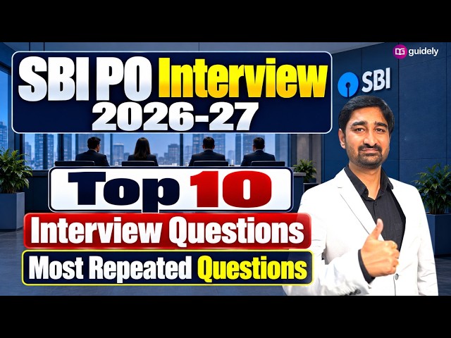 SBI PO Interview 2026-27 | Top 10 Interview Questions | Most Repeated Questions By Aditya Sir