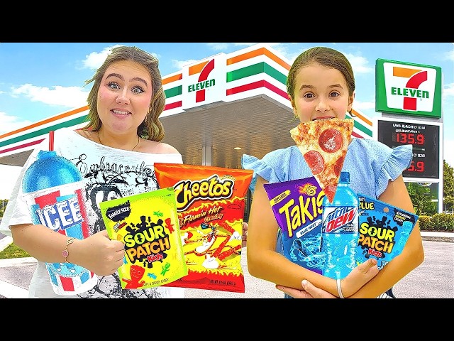 Eating ONLY Gas Station Food for 24 Hours!