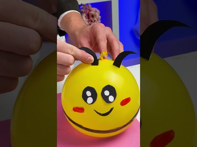 DIY Balloon Bee! 🐝✨ A Fun Science Experiment for Kids!