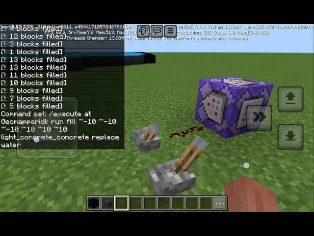 I finally figure out how to use command blocks yay (commands in desc)