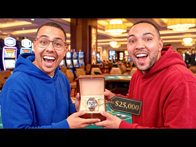 I Gambled $25,000 to Buy My Friend His Dream Watch!