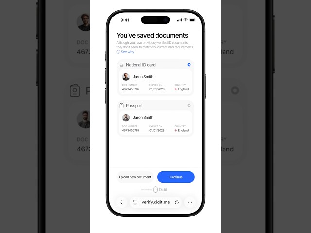 Reusable KYC by Didit