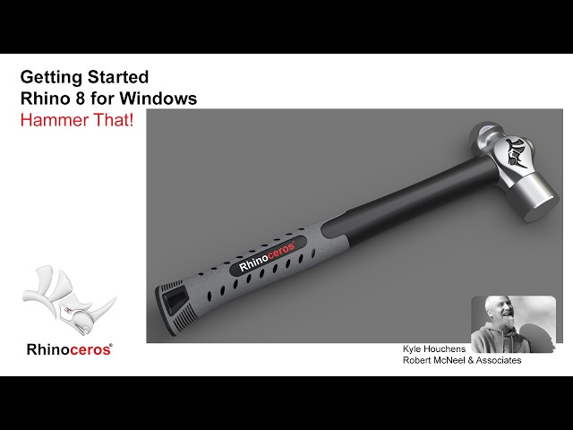 Getting started with Rhino 8- hammer time!