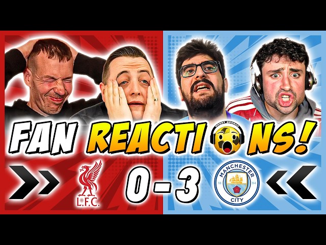 Liverpool Fans FUMING 🤬 Reactions to Liverpool 0-3 Man City | Premier League Fan Reactions