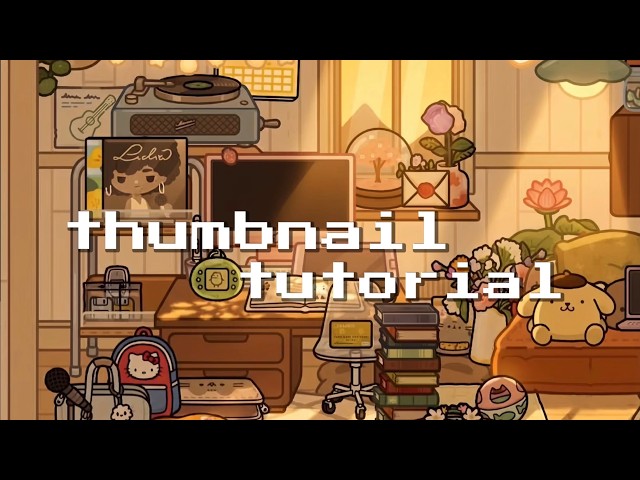 ⟡ How I Make My Toca Boca Thumbnails 𝜗𝜚♡  |TOCA BOCA| #tutorial #thumbnail #tocalifeworld 