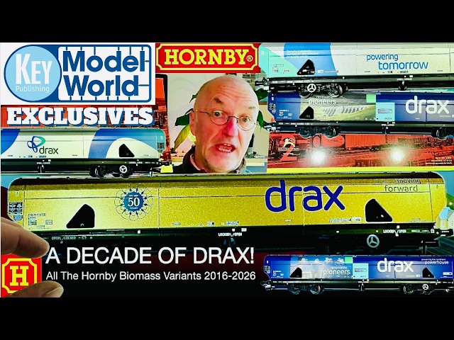 HORNBY Magazine DRAX Biomass Exclusive Wagons & ALL Others 2016-2026! RARITIES & 18 Rake Run | ml106