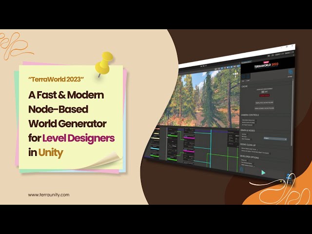 A Fast, Easy & Modern Node-Based World Generator for Level Designers in Unity, TerraWorld