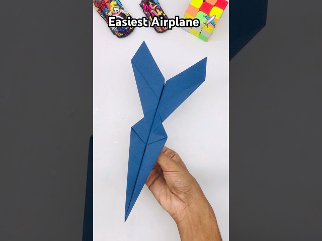 Best Paper Airplane | How to Make Easiest Paper Airplane | Paper Airplane Tutorial #paperairplane