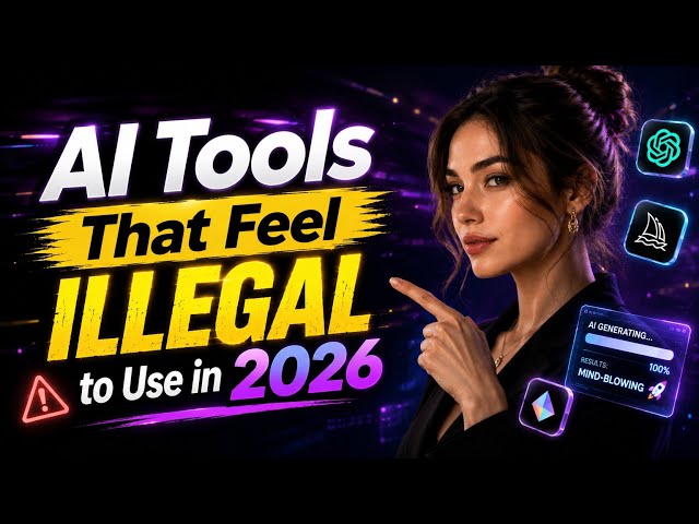 ‏ AI Tools That Feel Illegal to Use in 2026 ‏5