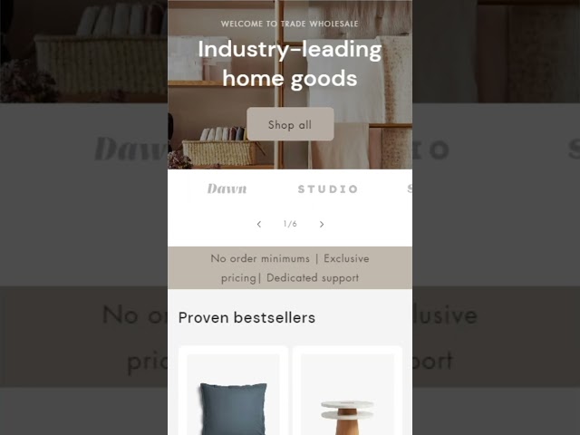 TRADE: New #b2b  Theme from #shopify ! #ecommerce #shopifythemes #b2becommerce #shopifyplus