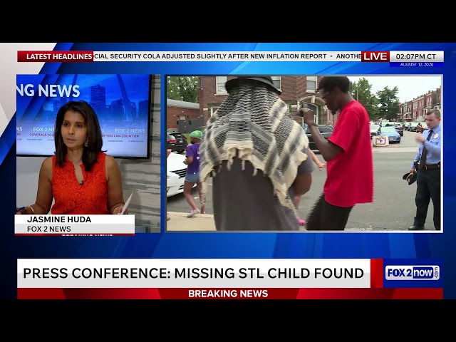 UPDATE: Missing 2-year-old found safe, SLMPD says