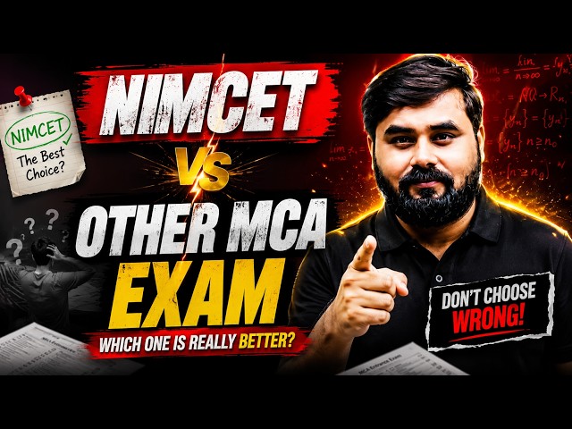 NIMCET vs CUET PG vs MAH MCA CET vs TANCET | Which MCA Entrance Exam Is Best?